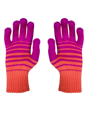 Acrylic Gloves Designer ladies pink